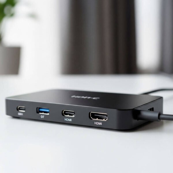 محطة توصيل USB-C مع HDMI
