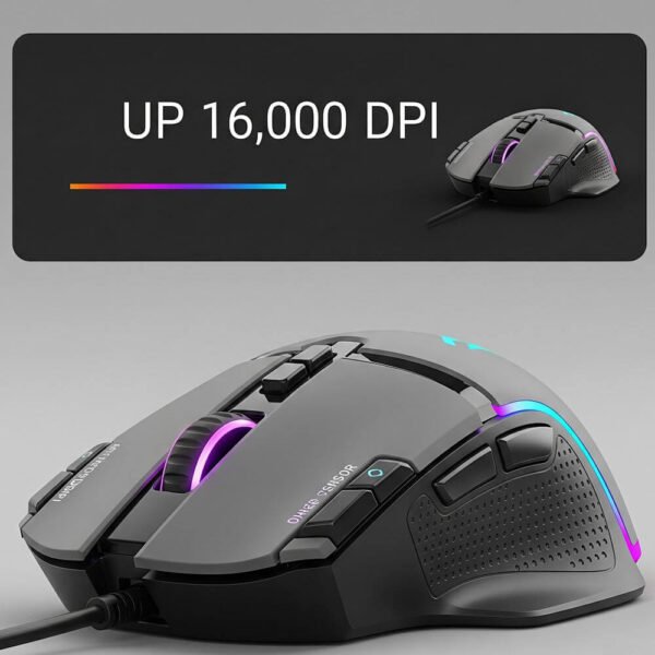 فأرة ألعاب بدقة تصل إلى 16000 DPI